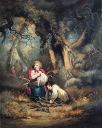 Holz sammeln, graviert von R.M. Meadows, veröffentlicht von John Raphael Smith, 1793